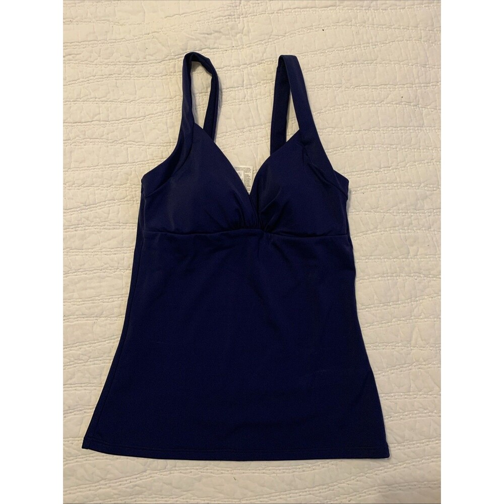 Boden Women Talamanca Tankini Top Blue Size 6